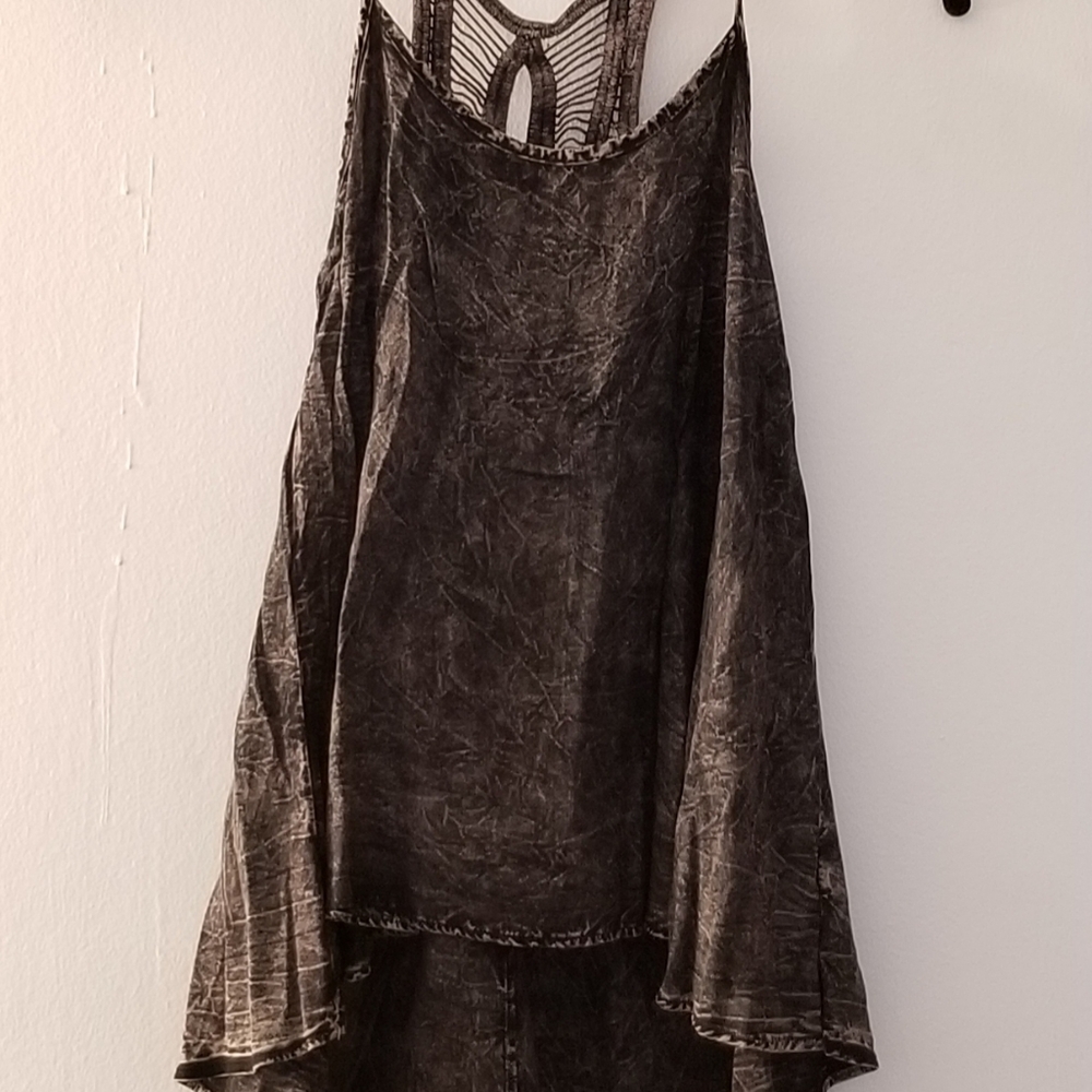 Rayon wrinkled top